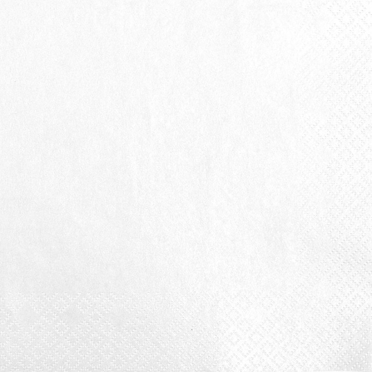 Papier-Servietten Set, Pearl Effekt white 33*33cm