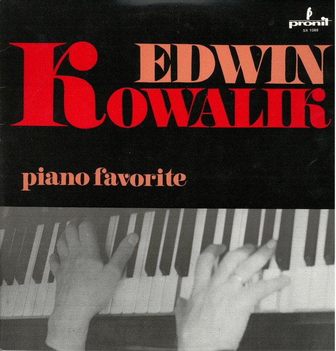 (A) Schallplatte Edwin Kowalik