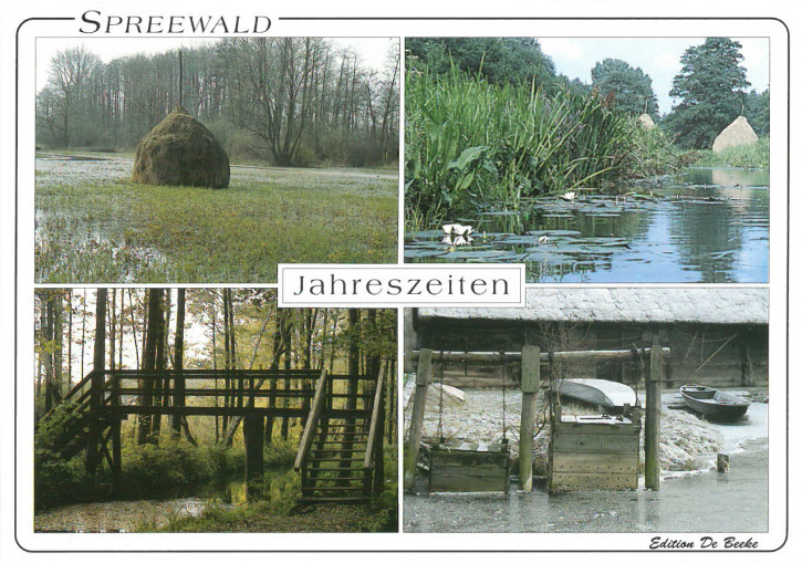 Postkarte "Spreewald - Jahreszeiten"