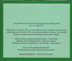 CD Sorbische Hochzeit - Serbski kwas