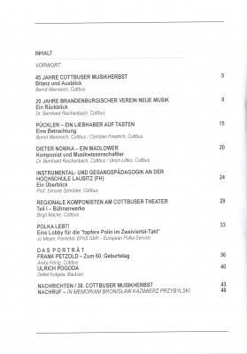 Lausitzer Musikforschung. Jahresschrift 2011 (L)