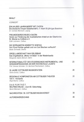 Lausitzer Musikforschung. Jahresschrift 2012 (L)