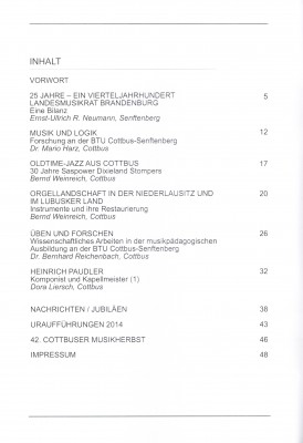 Lausitzer Musikforschung. Jahresschrift 2015 (L)