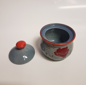 Keramik Dose "Mohn" (L)