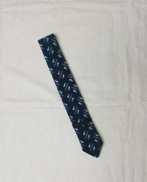 Krawatte Blaudruck