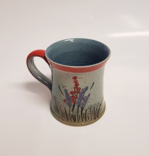 Keramik Tasse "Blumenwiese" (L)